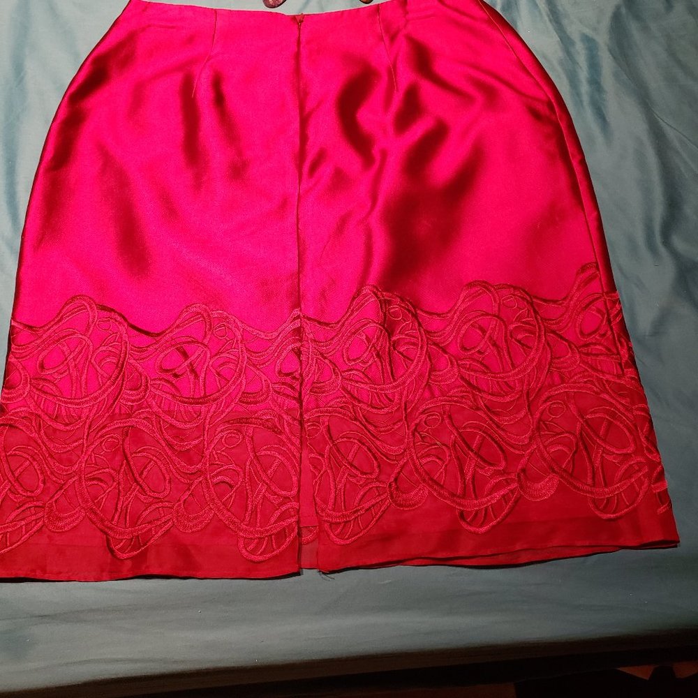 Kay Unger silk rayon and cotton skirt BNWT